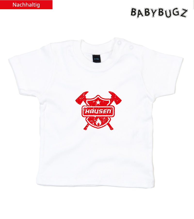 Babybugz Baby T-Shirt White "Uwe"