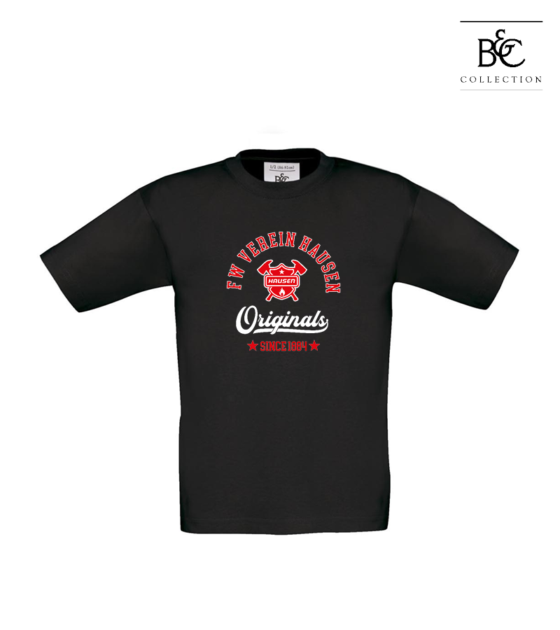 B&C Kinder T-Shirt Black "Jacob"