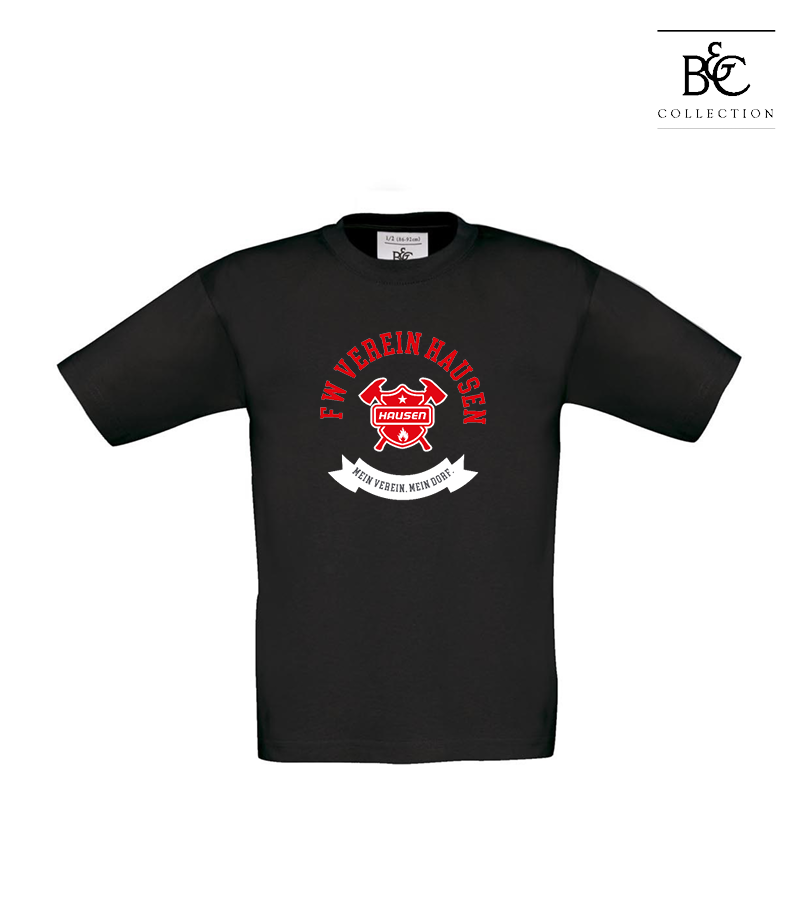 B&C Kinder T-Shirt Black "Bono"