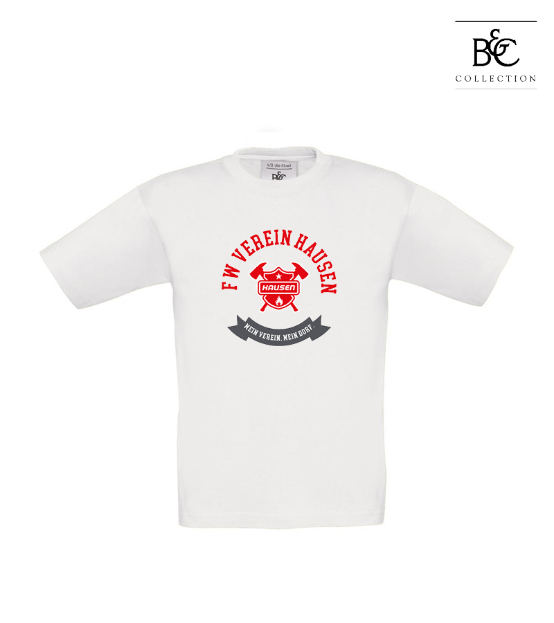 B&C Kinder T-Shirt White "Bono"