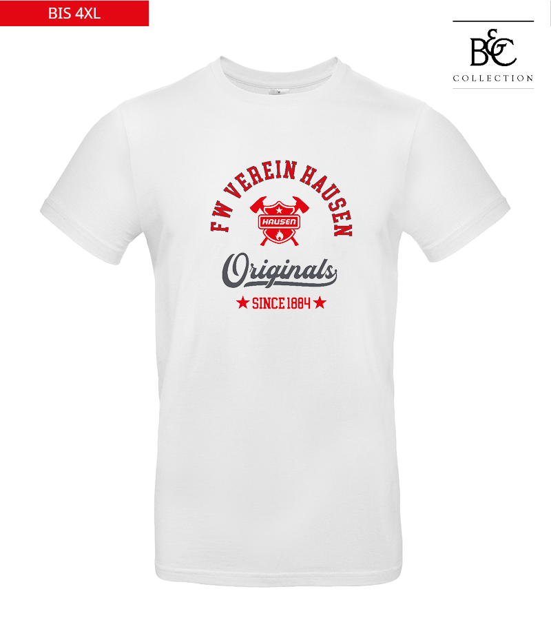 B&C Herren T-Shirt White "Jacob"