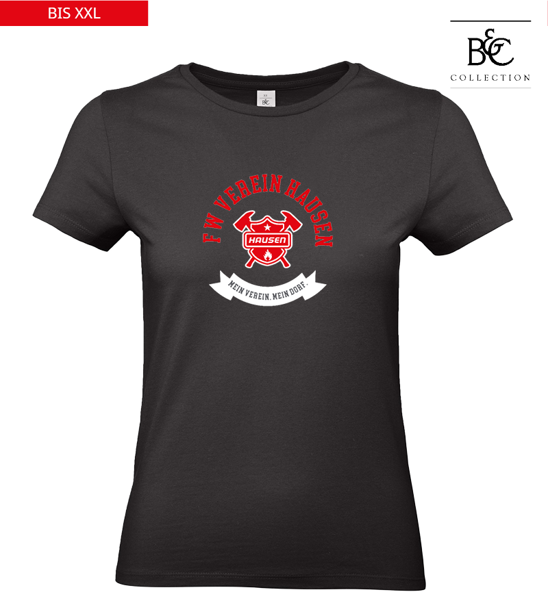B&C Damen T-Shirt Black "Bono"