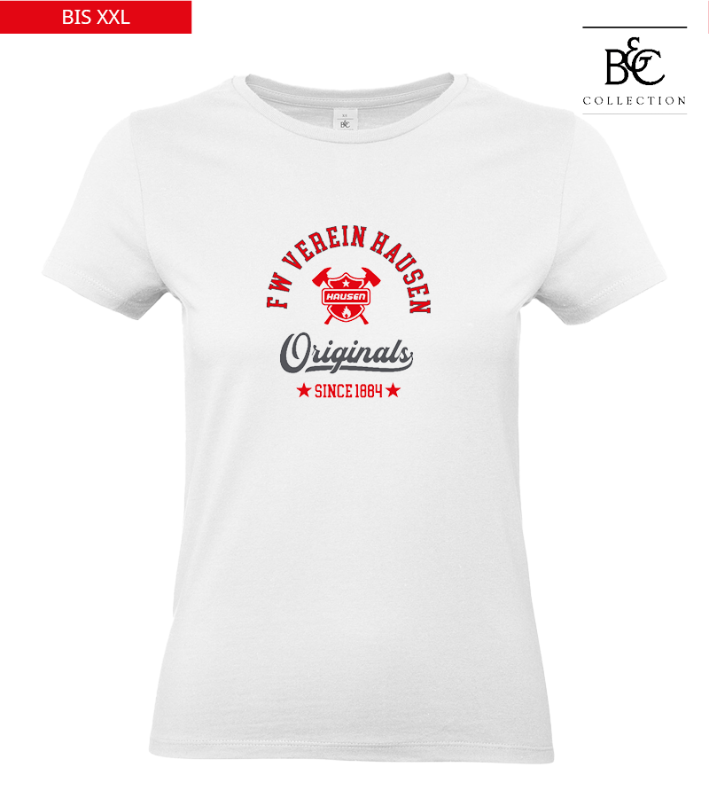 B&C Damen T-Shirt White "Jacob"