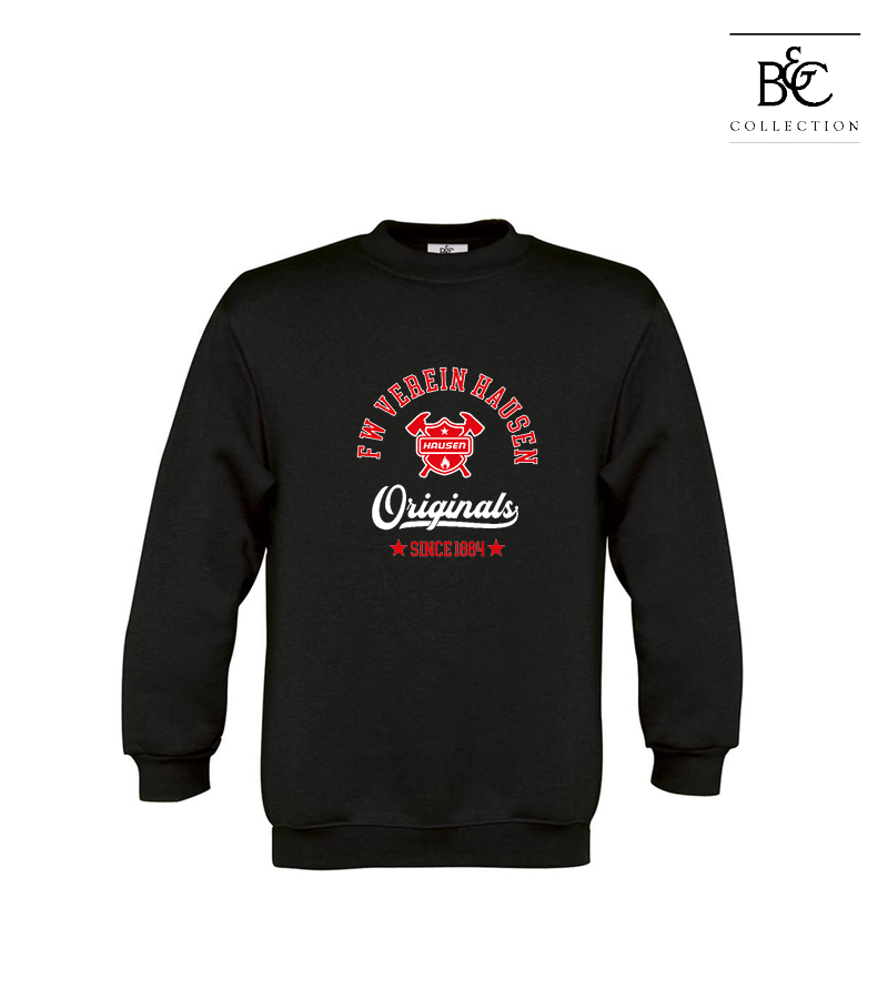 B&C Kinder Sweatshirt Black "Jacob"