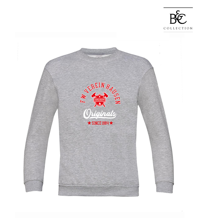 B&C Kinder Sweatshirt Heather Grey "Jacob"