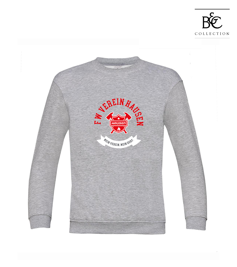 B&C Kinder Sweatshirt Heather Grey "Bono"