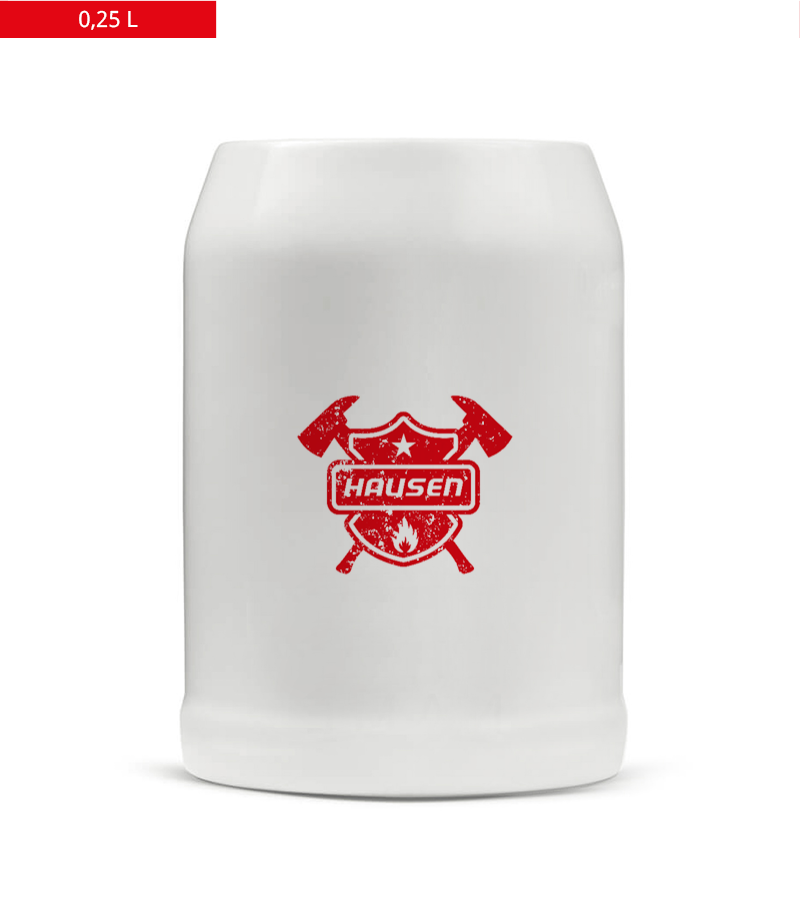 Bierkrug 0,25l White "Uwe" A