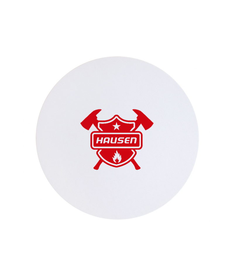 Textil Mousepad Rund White "Anton"