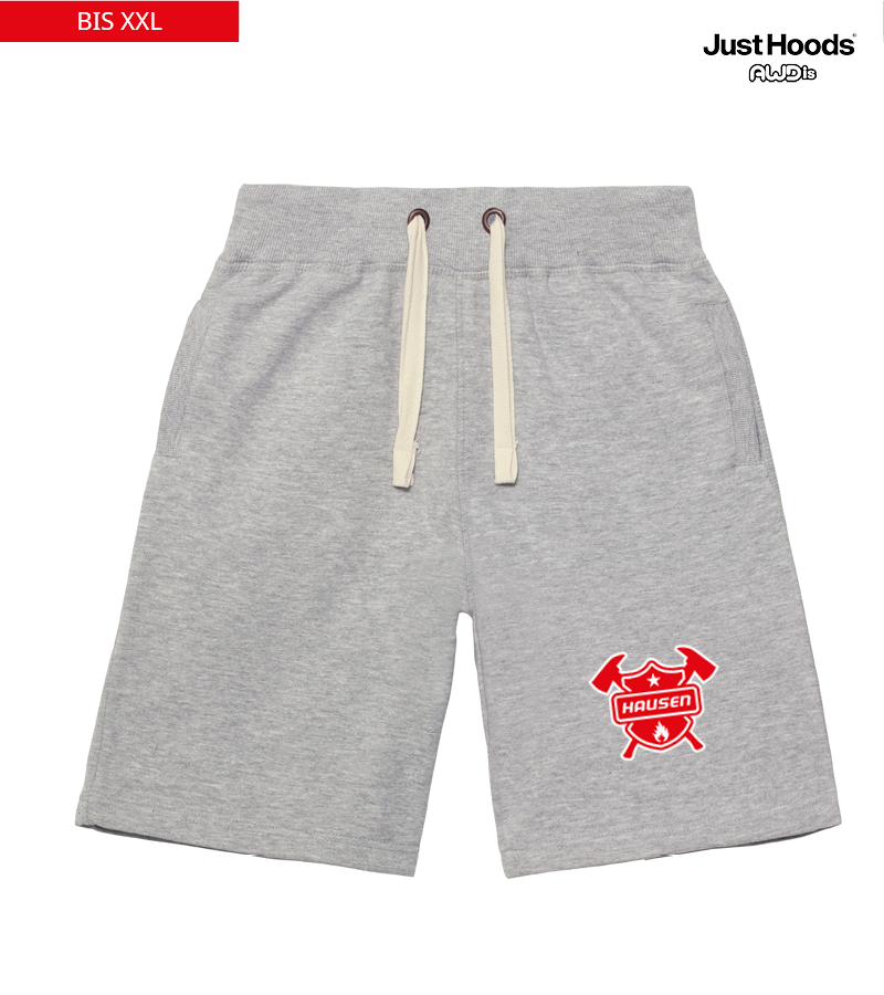 Just Hoods Herren Shorts Heather Grey "Anton"