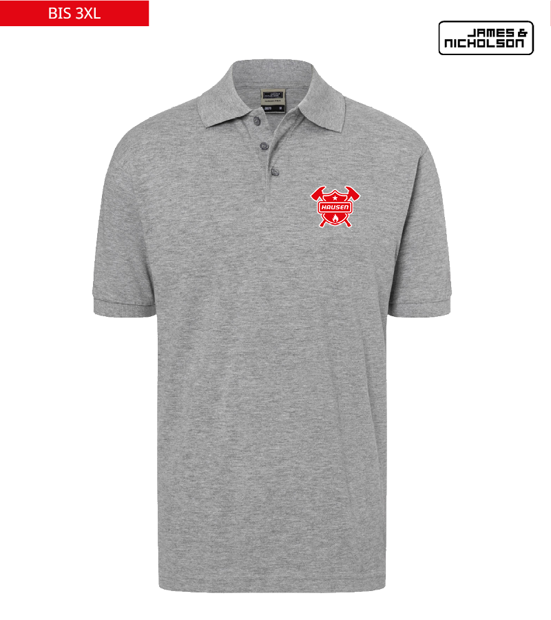J+N Herren Polo-Shirt Heather Grey "Anton"
