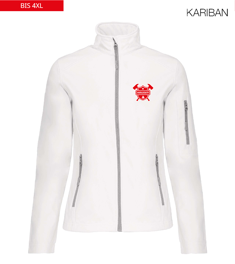 Kariban Damen Softshelljacke White "Anton"