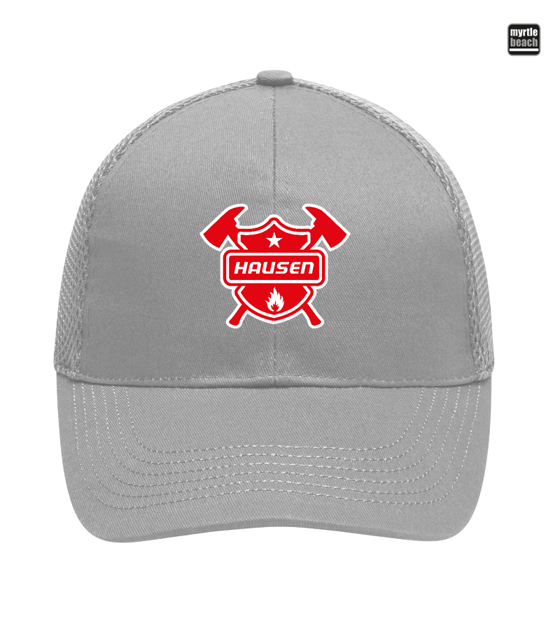 Myrtle Beach Unisex 6 Panel Air Mesh Cap Light Grey "Anton"