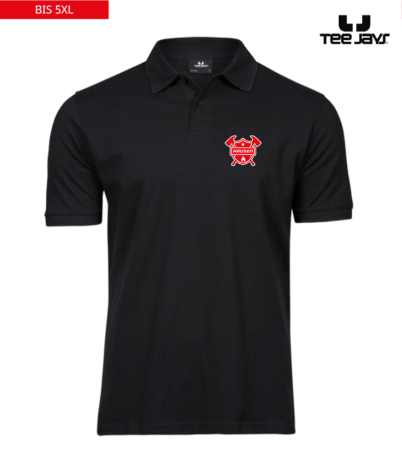 Tee Jays Herren Heavy Polo-Shirt Black "Anton"